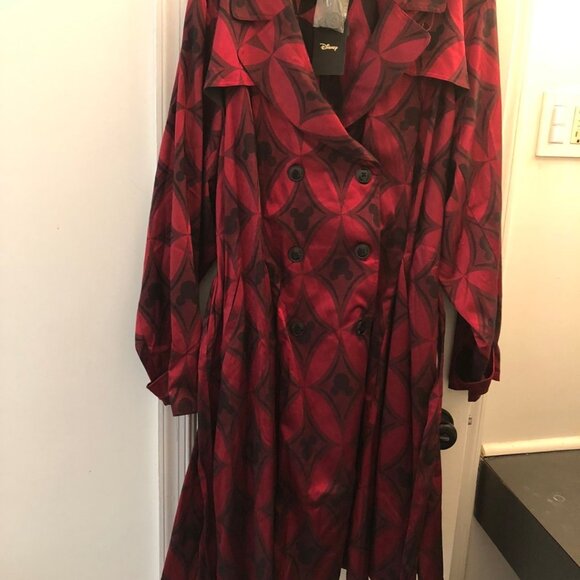 Disney's Mickey Jacquard Swing Trench Coat/Dress - Picture 3 of 7